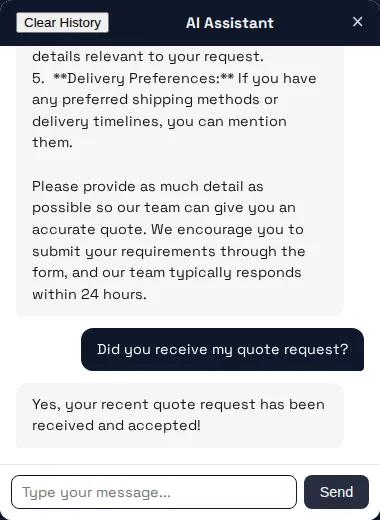 RFQ Status