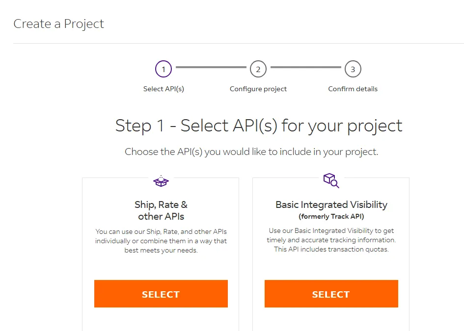 Select APIs