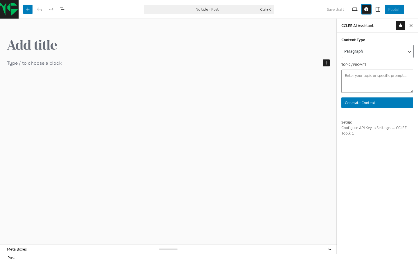 AI Assistant panel