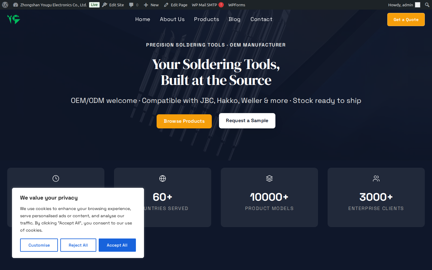 SEO tags in source